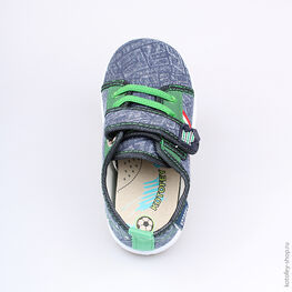 241013-12 Текстильная обувь для мальчики светло-синий фото №4