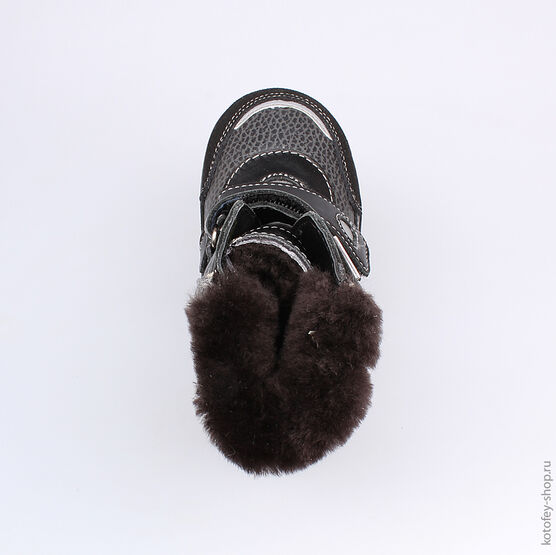 252078-51 Сапожки для мальчики черный фото №4