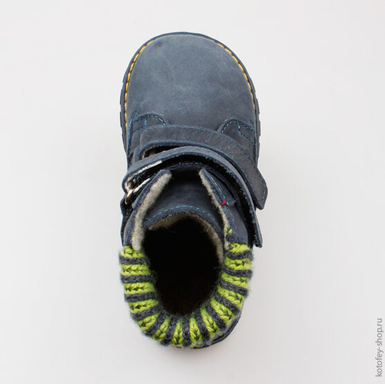 252096-31 Ботинки для мальчики светло-синий фото №4