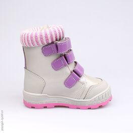 252097-45 Сапожки для девочки срб-фио фото №2