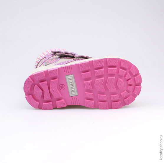 252097-45 Сапожки для девочки срб-фио фото №3