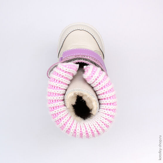 252097-45 Сапожки для девочки срб-фио фото №4