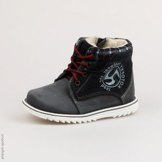 252103-31 Ботинки для мальчики светло-синий