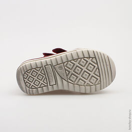 252109-31 Ботинки для девочки бордовый фото №3