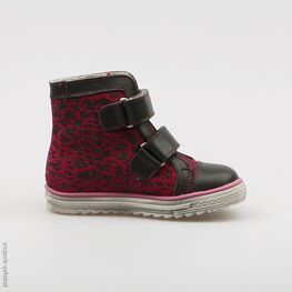 252109-32 Ботинки для девочки сер-фук фото №2