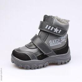 252112-42 Сапожки для мальчики серый