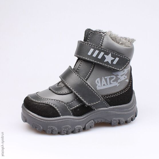 252112-42 Сапожки для мальчики серый