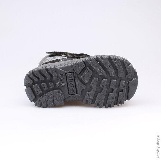 252112-42 Сапожки для мальчики серый фото №3