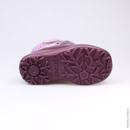 252113-52 Сапожки для девочки сиреневый фото №3