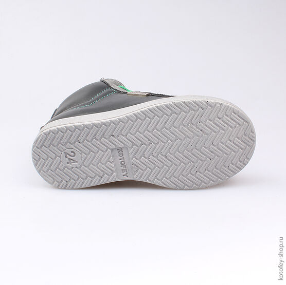 252116-21 Ботинки для мальчики серый фото №3