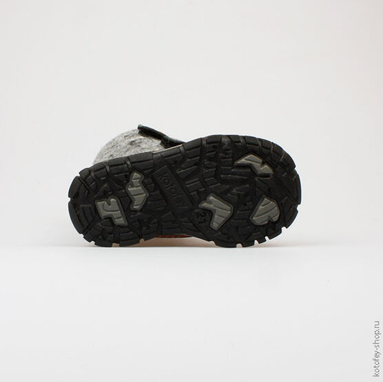 254001-45 Сапожки для мальчики чер-сер фото №3