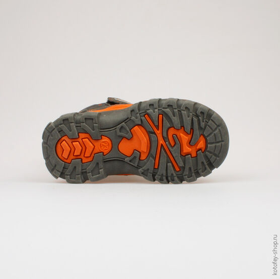 254924-47 Мембранные ботинки для мальчики серый фото №3