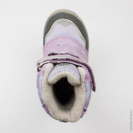 254930-42 Мембранные ботинки для девочки сиреневый фото №4