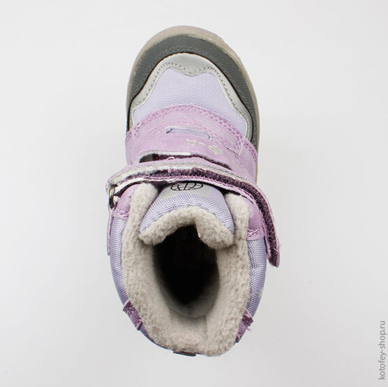 254930-42 Мембранные ботинки для девочки сиреневый фото №4