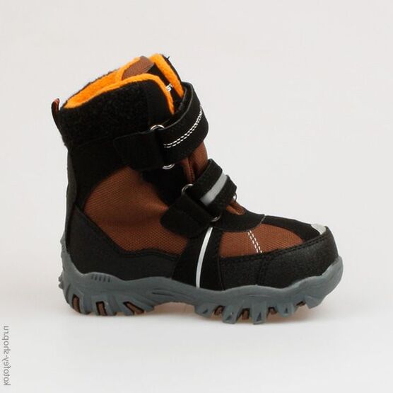 254932-41 Мембранные ботинки для мальчики чер-кор фото №2