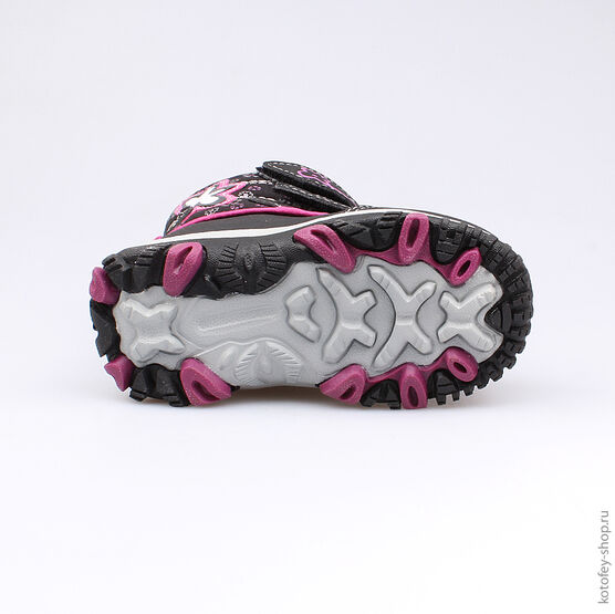 254934-42 Мембранные ботинки для девочки чер-фук фото №7