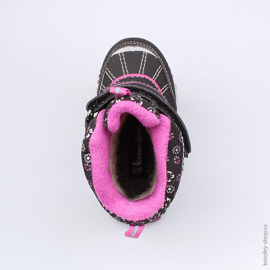 254934-42 Мембранные ботинки для девочки чер-фук фото №8