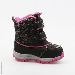 254934-42 Мембранные ботинки для девочки чер-фук фото №2