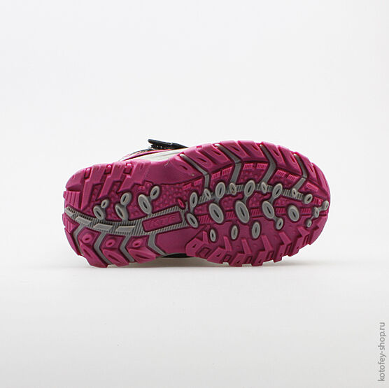 254934-42 Мембранные ботинки для девочки чер-фук фото №3