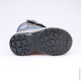 254937-42 Мембранные ботинки для мальчики сер-син фото №3