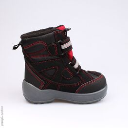 254938-42 Мембранные ботинки для мальчики черно-красный фото №2