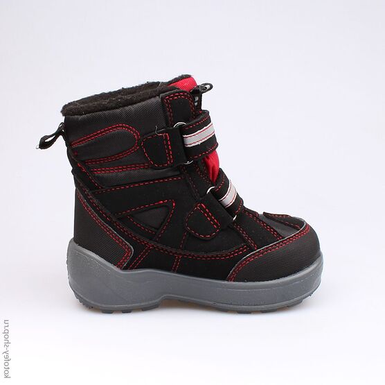 254938-42 Мембранные ботинки для мальчики черно-красный фото №2