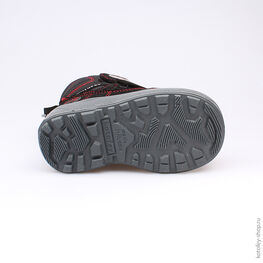 254938-42 Мембранные ботинки для мальчики черно-красный фото №3