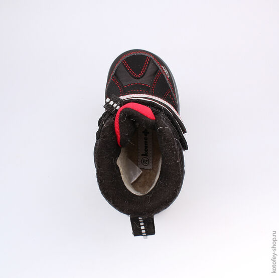 254938-42 Мембранные ботинки для мальчики черно-красный фото №4