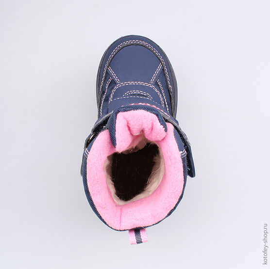 254941-41 Мембранные ботинки для девочки син-фук фото №4