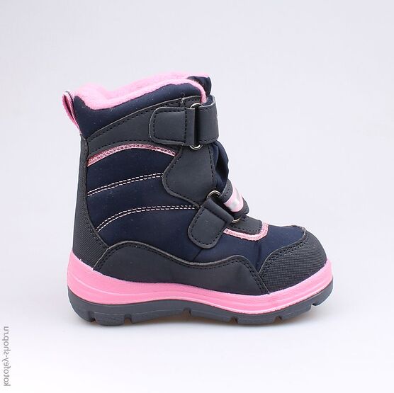 254942-41 Мембранные ботинки для девочки син-роз фото №2