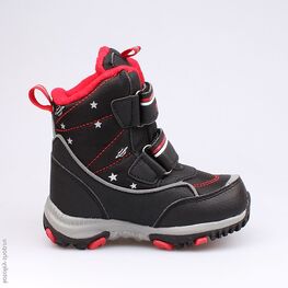 254943-41 Мембранные ботинки для мальчики черно-красный фото №2