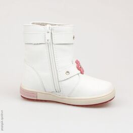262053-33 Сапожки для девочки белый фото №2