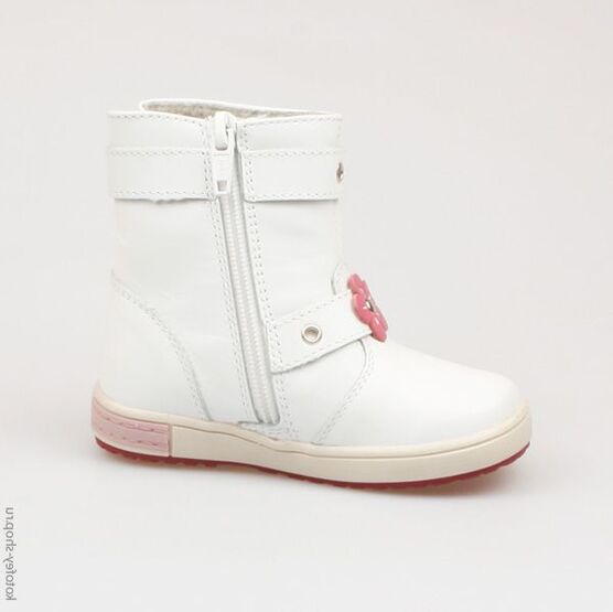 262053-33 Сапожки для девочки белый фото №2