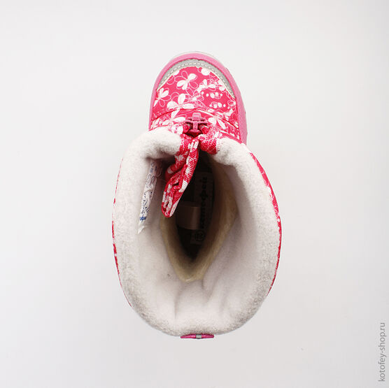 264913-42 Мембранные сапожки для девочки фуксия фото №4