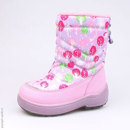 264914-42 Мембранные сапожки для девочки сиреневый