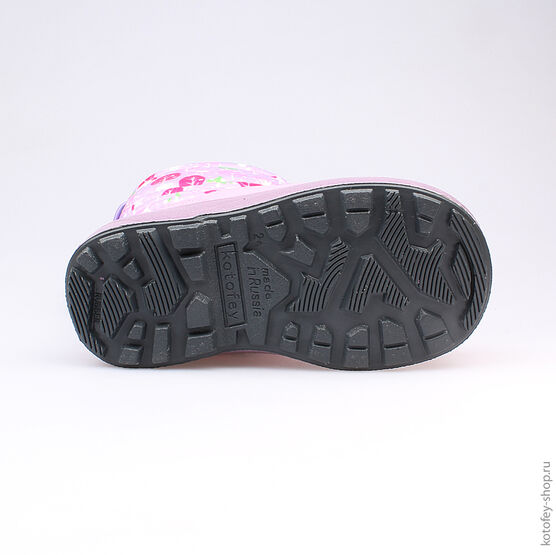 264914-42 Мембранные сапожки для девочки сиреневый фото №3