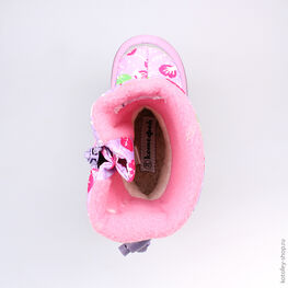 264914-42 Мембранные сапожки для девочки сиреневый фото №4