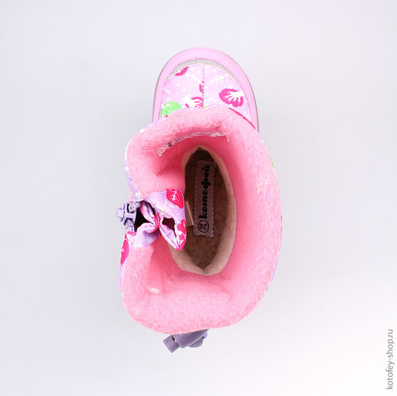 264914-42 Мембранные сапожки для девочки сиреневый фото №4