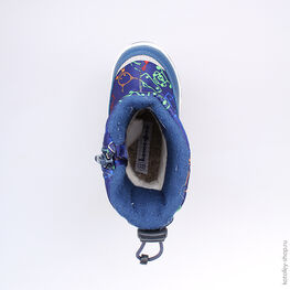 264916-41 Мембранные сапожки для мальчики светло-синий фото №4