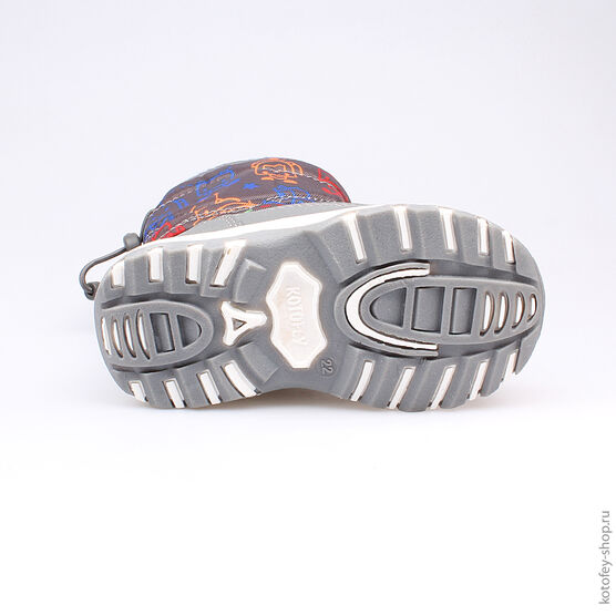 264916-42 Мембранные сапожки для мальчики серый фото №3