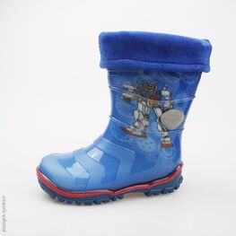 266008-11 Резиновые сапоги для мальчики светло-синий