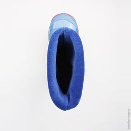 266008-11 Резиновые сапоги для мальчики светло-синий фото №4