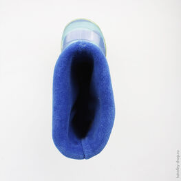 266009-11 Резиновые сапоги для мальчики голубой фото №4