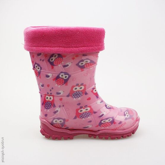 266010-11 Резиновые сапоги для девочки роз-цве фото №2