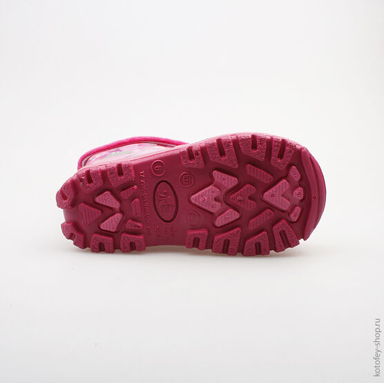 266010-11 Резиновые сапоги для девочки роз-цве фото №3