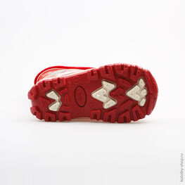 266011-11 Резиновые сапоги для девочки красный фото №3