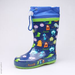 266014-11 Резиновые сапоги для мальчики светло-синий