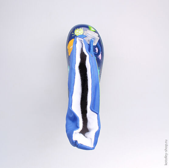 266014-11 Резиновые сапоги для мальчики светло-синий фото №4