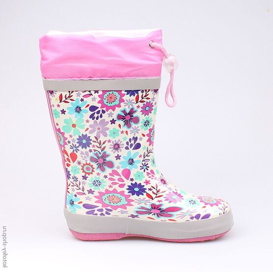 266015-11 Резиновые сапоги для девочки разноцветный фото №2