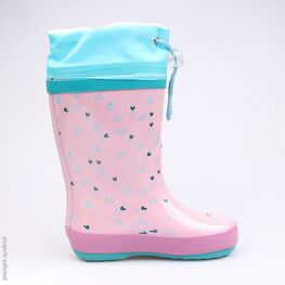 266016-11 Резиновые сапоги для девочки роз-бир фото №2